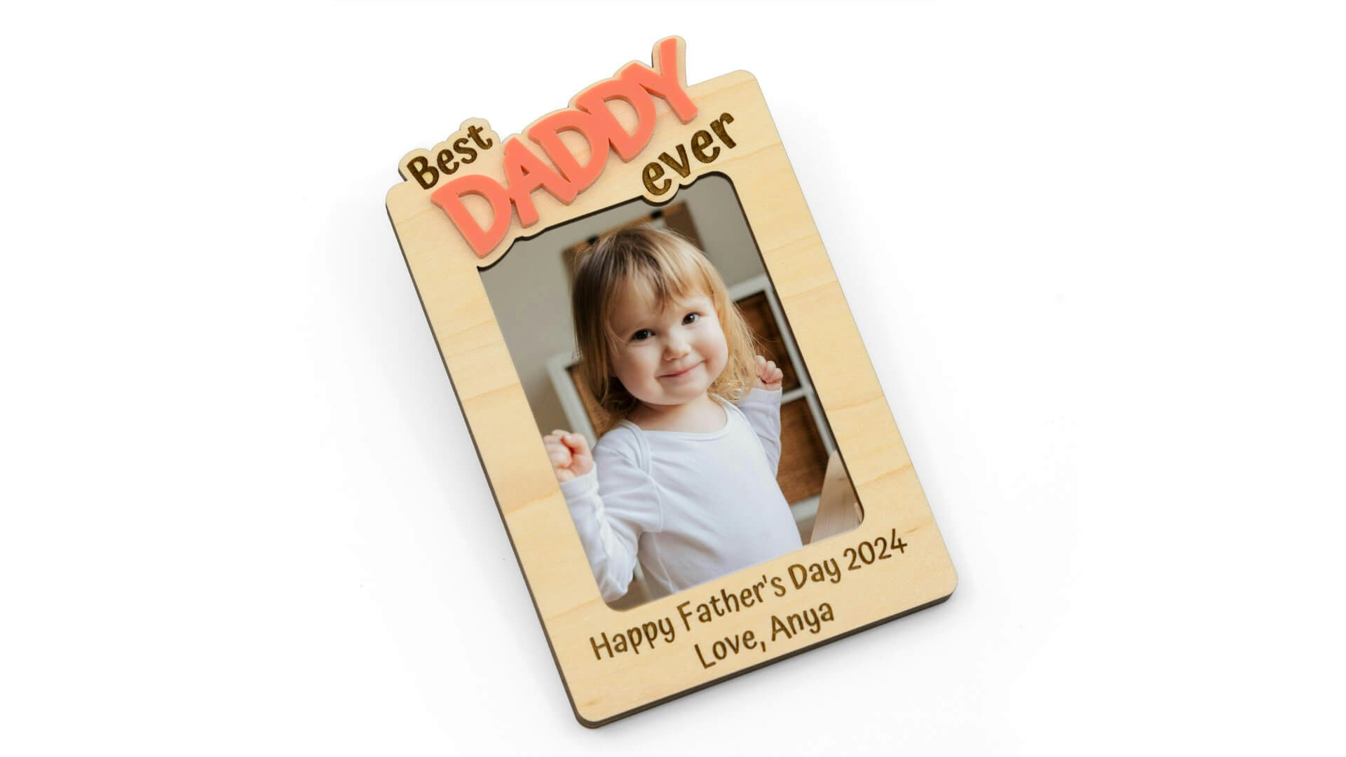 “Best Dad Ever” (or your own text) Car Visor / Magnet - SVG Generator
