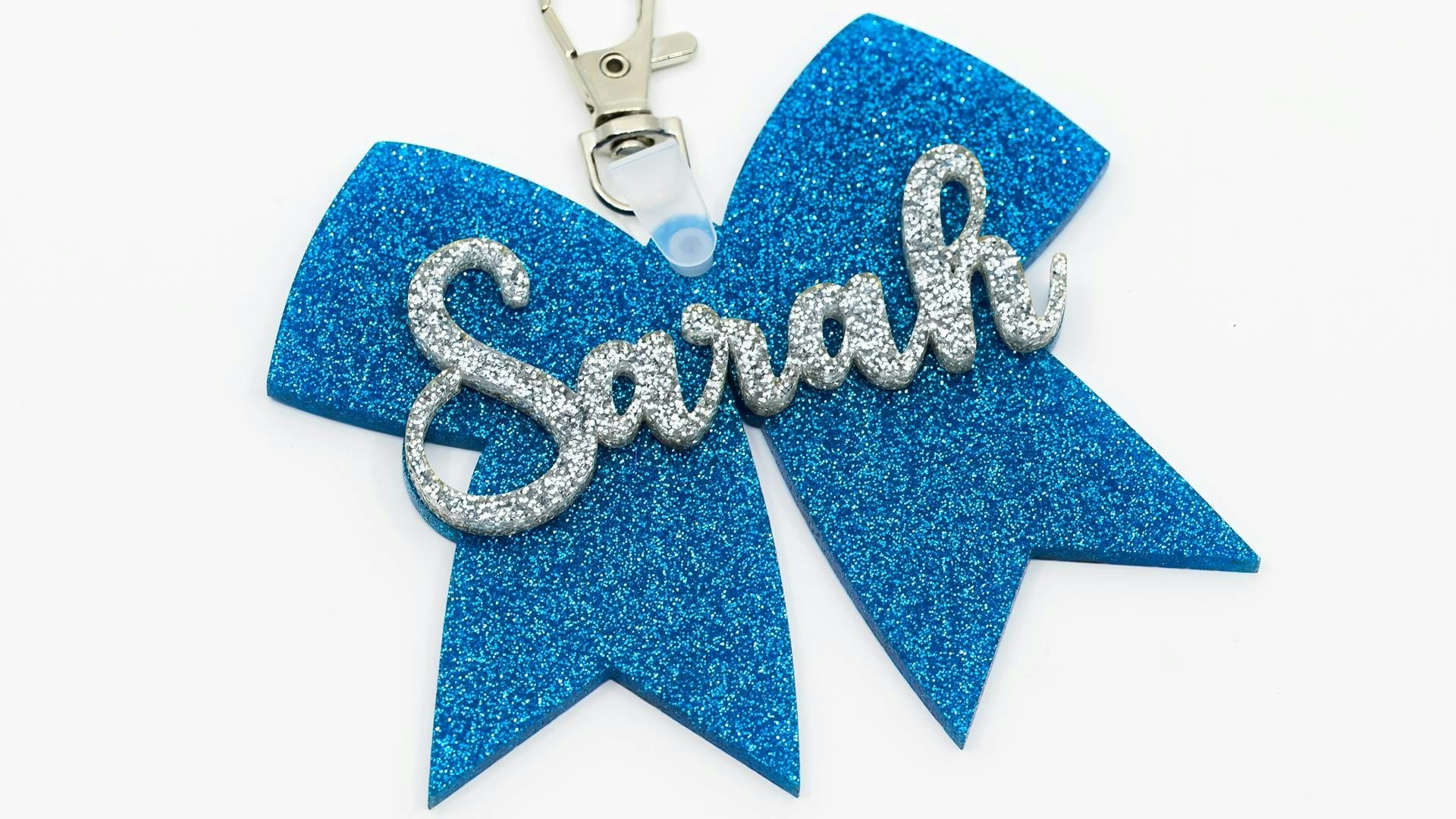 Cheerleading Bow Bag Tag 🎀