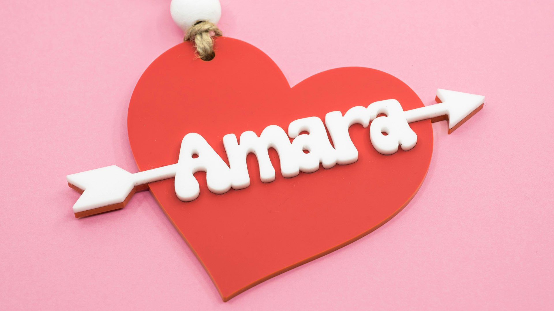 Heart and Arrow Valentine's Basket Tag 💘