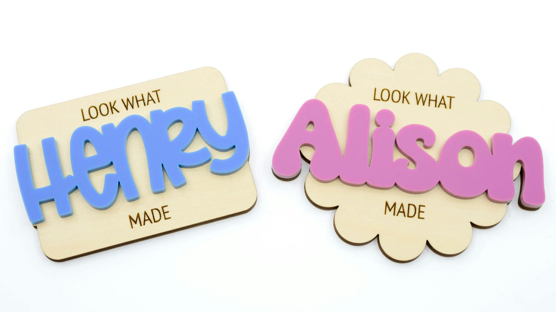 “Look What I Made” Fridge Magnet - SVG Generator 🎨