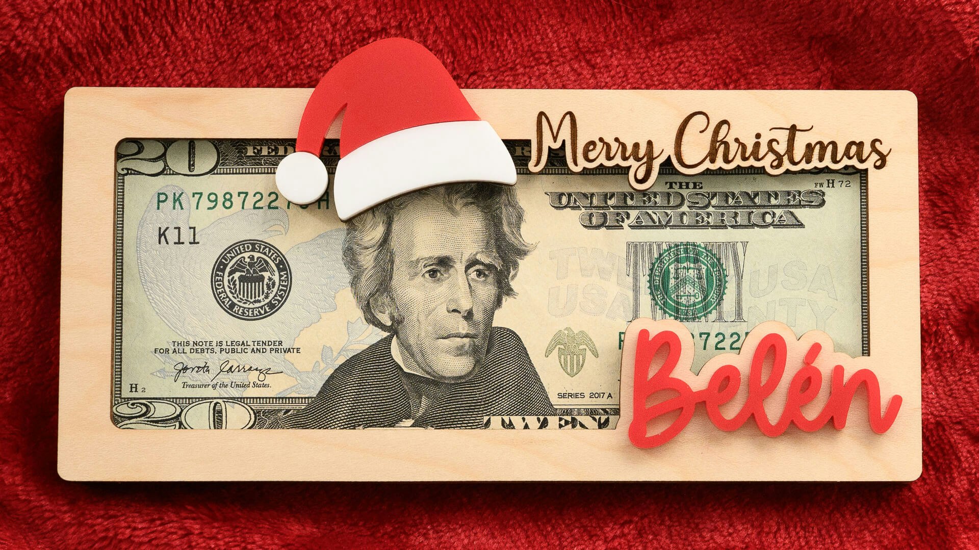 Santa Hat Money Holder - SVG Generator 🎅