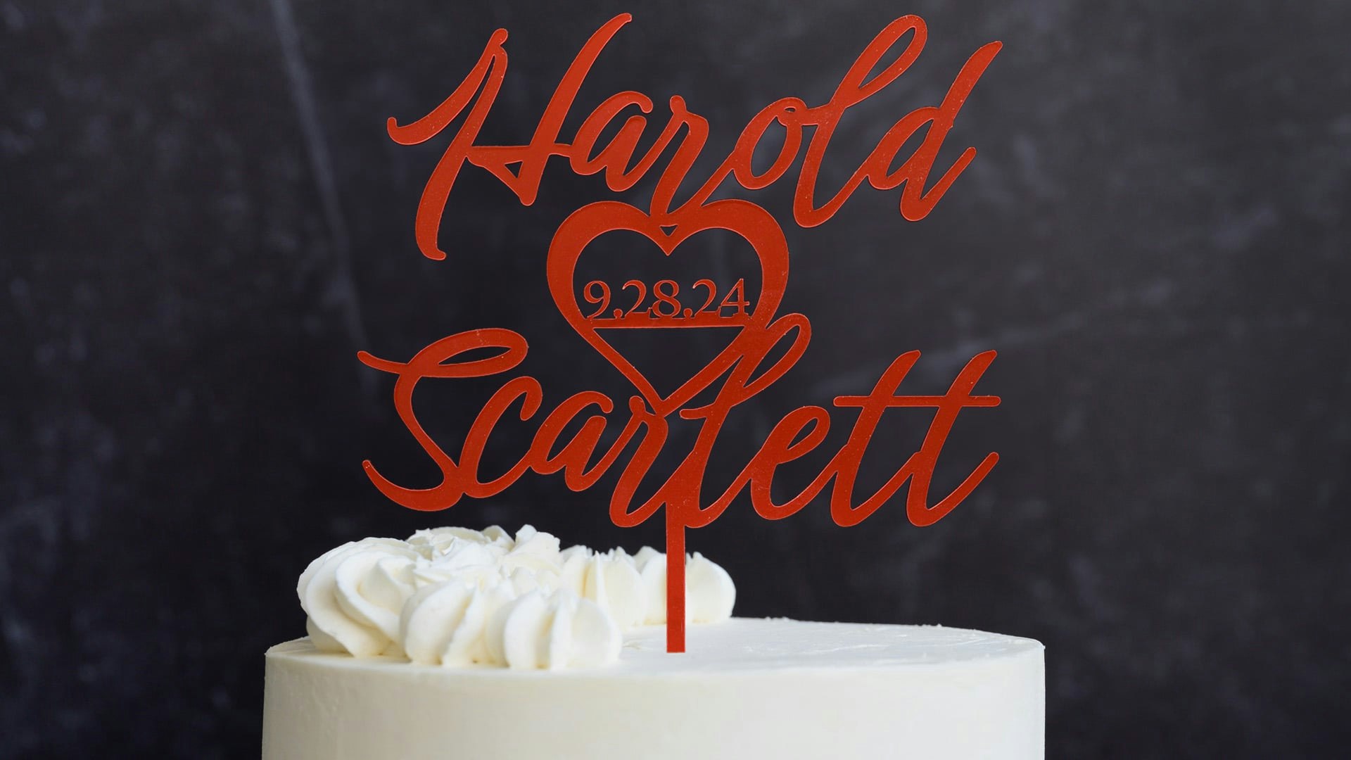 Wedding Cake Topper - SVG Generator 🎂❤️